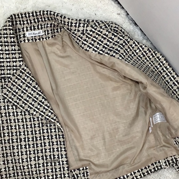 Doncaster silk tweed cropped jacket 4 - Picture 9 of 11